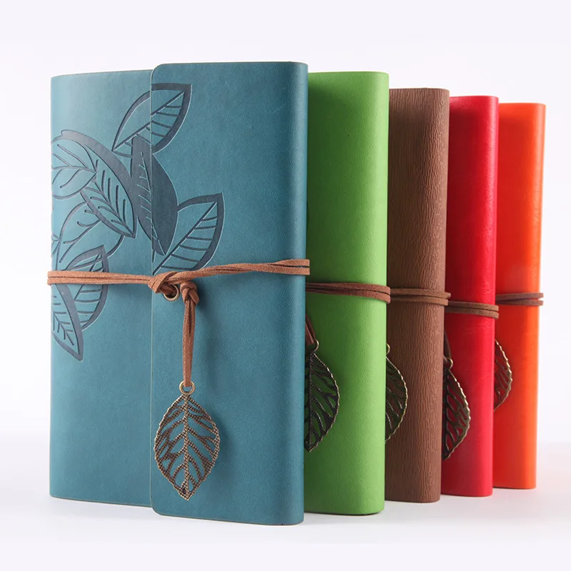 Sketchbook Diary Drawing Painting Graffiti Small 12.5*18.5cm PU Leather Cover Blank Paper Memo Pad School Notebook