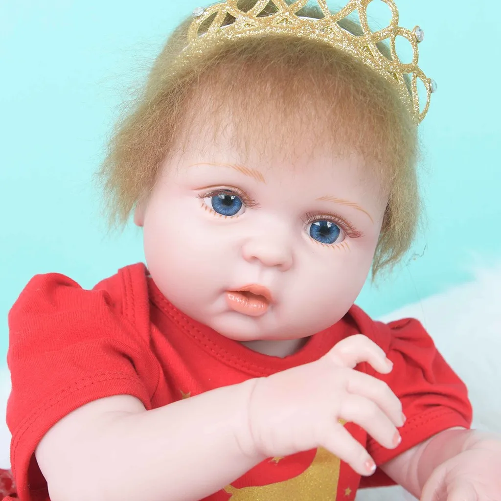 22 дюйма 55 см мягкие полностью силиконовые куклы Reborn Baby Реалистичная кукла Пупс полная виниловая Кукла-младенец кукла для девочек 8,7