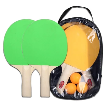 

Lightweight Table Tennis Racket and Balls Set Powerful Short Handle Table Tennis Paddle Racket Kit Sports Equipment