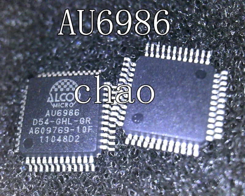

5pcs/lot AU6986 B52-JJL-GR D54-GHL-GR QFP-48