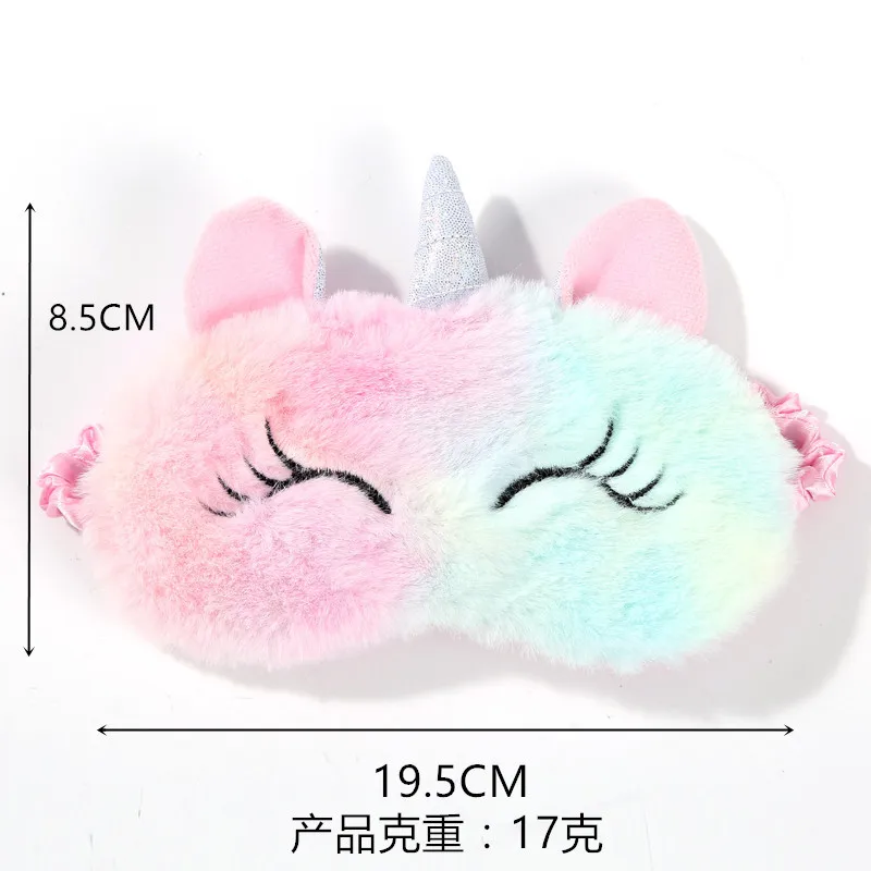 Cartoon Unicorn Party Anime Sleeping Mask Kids Gift Cute Blindfolds Travel Sleep Eye Band Shade Rest Eyepatch 4