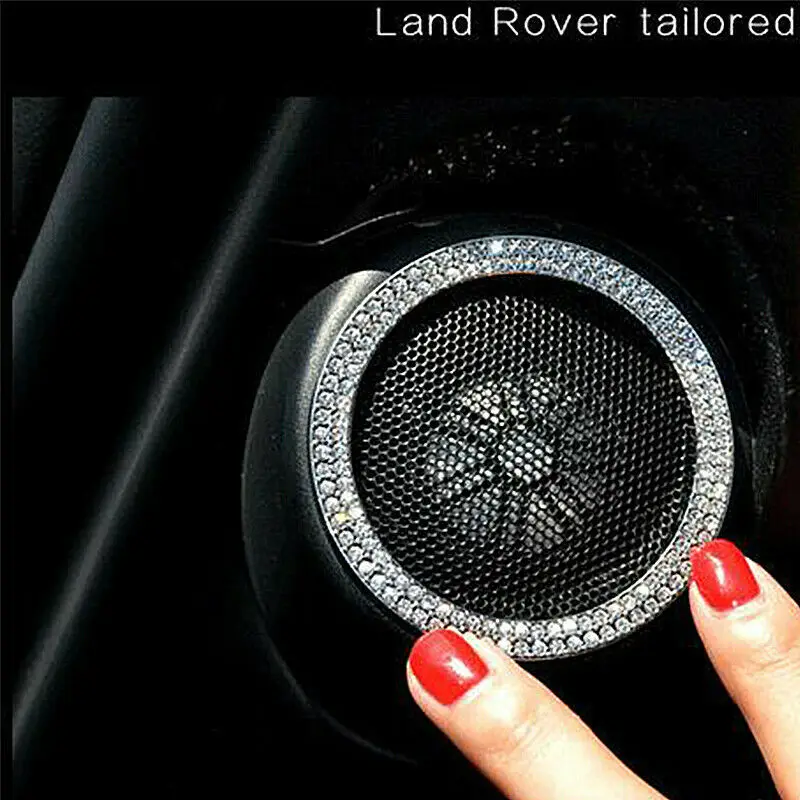 2 шт. цинковый сплав твитер алмазное декоративное кольцо для Range Rover спортивная модель