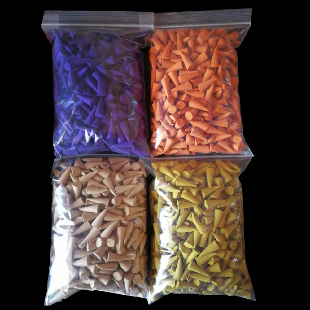 

100Pcs Magnolia Incense Cones Burner Lavender Coconut Natural Backflow Amber Assorted Fragrant Mixed Scents Home Office