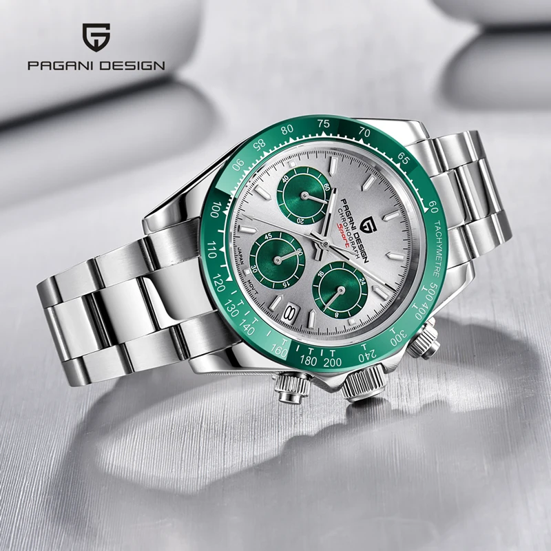 

PAGANI DESIGN 1644 Men's Watches Quartz Watch Automatic Mens Watches Japan Movement Watch Men Chronograph Relogio Masculino 2020