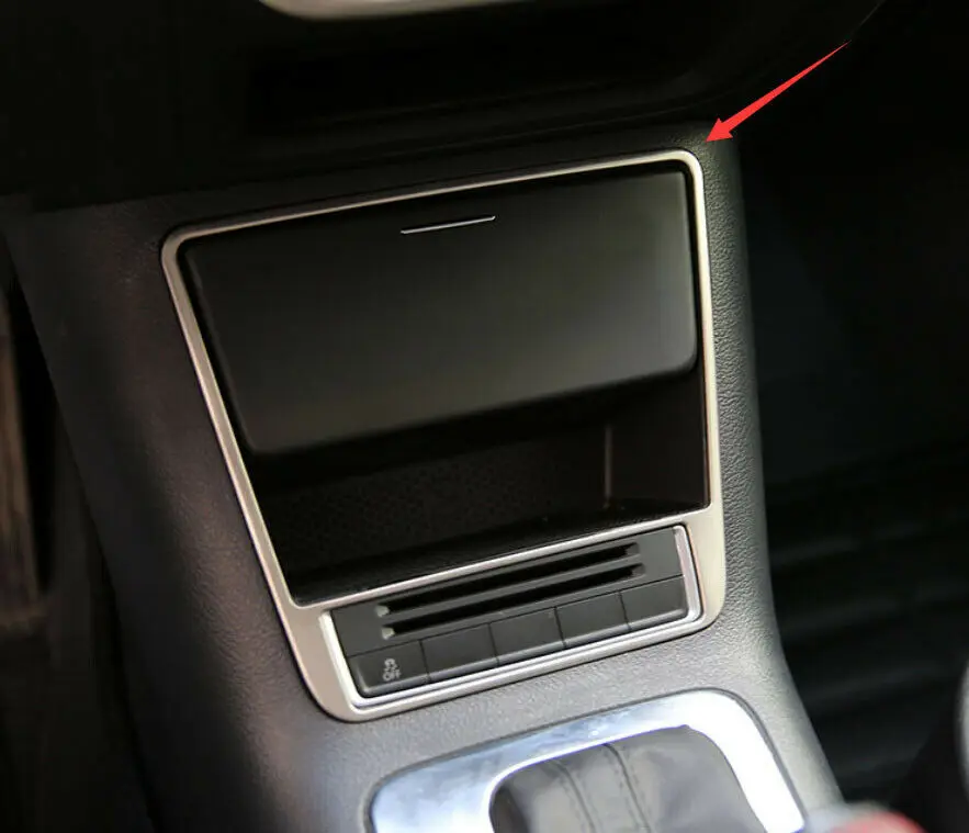 1 шт. консоль из нержавеющей стали для хранения для VW Tiguan 2010