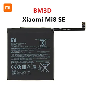

Xiao mi 100% Orginal BM3D 3020mAh Battery For Xiaomi Mi 8 SE Mi8 SE Mi8SE BM3D High Quality Phone Replacement Batteries