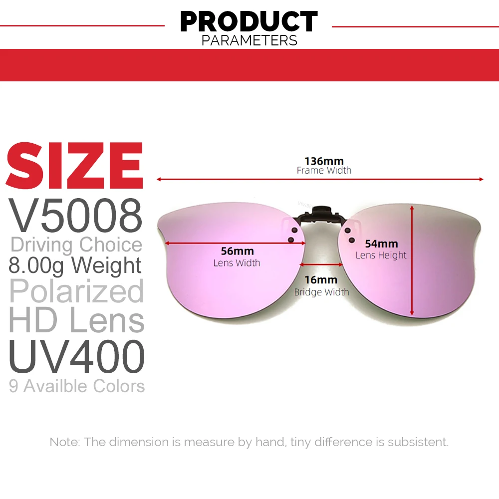 Polarized sunglasses Night vision glasses Fishing sunglasses Fishing Women Mirror Purple Polarized Pilot Flip Up Clip on Sunglasses Driving Ladies Pink Sun Glasses