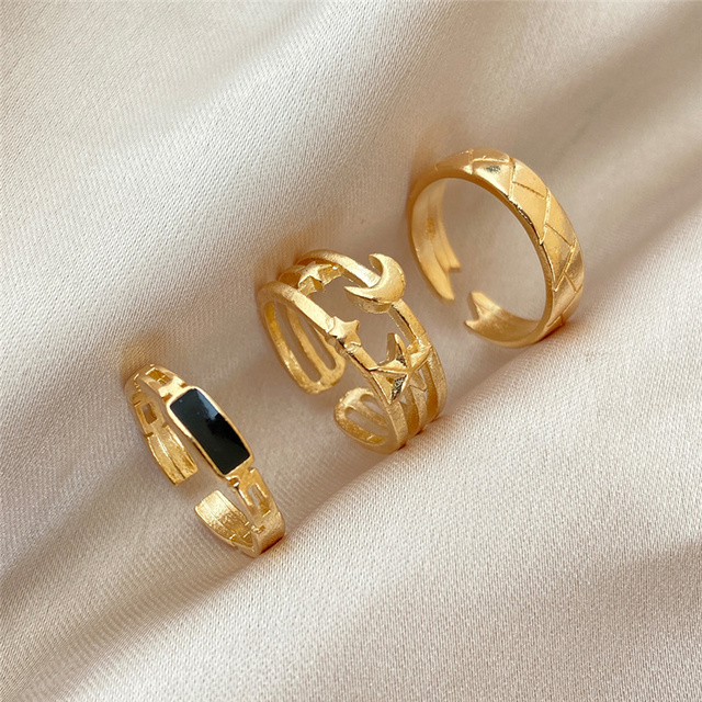 Fashion Butterfly Rings For Women Men Gold Silver Color Lover Couple Butterfly Ring Set Opening Engagement Wedding Jewelry