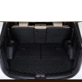 

for hyundai santa fe leather car trunk mat cargo liner 2013 2014 2015 2016 2017 2018 3rd generation