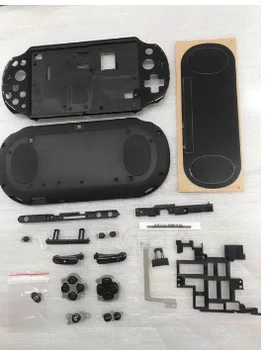 

Replacement Shell Case Housing Front Faceplate Case Shell Cover Full Buttons for PSV2000 PSV PSVITA 2000 Console Black/White