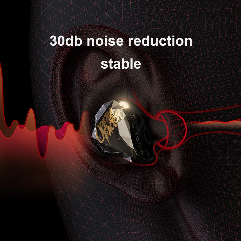 Whizzer TWS Bluetooth Earphones 3D Stereo Wireless Earbuds NC Sports Headset Hifi-bass Waterproof Bluetooth Airdots with mic OT1