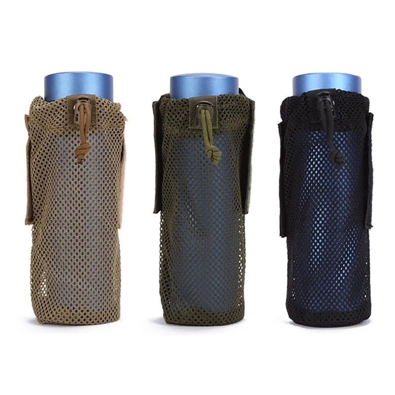 

Bottle Bags Multifunctional Hiking Water Cup Cover Multi-function mesh bottle bottle wearing sleeve