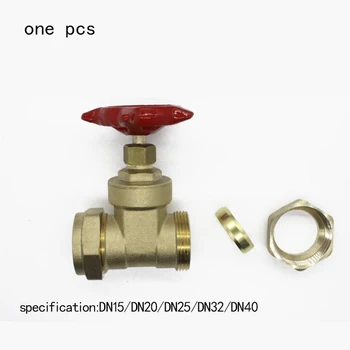 

brass gate valve water gate valve full port gate valve sluice valve water switch valve water flow valve DN15-DN40