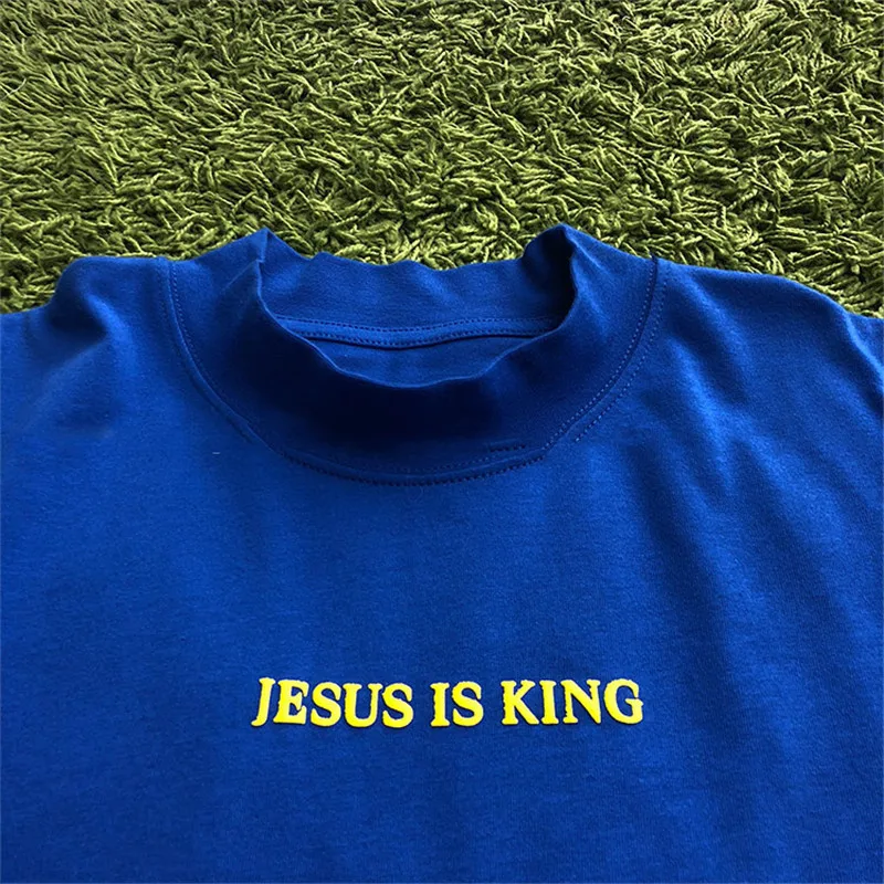 Kanye West Jesus is King L. A эксклюзивные вечерние водолазки для прослушивания, для женщин и мужчин, с длинным рукавом, хлопковая футболка, большие размеры, Мужская футболка