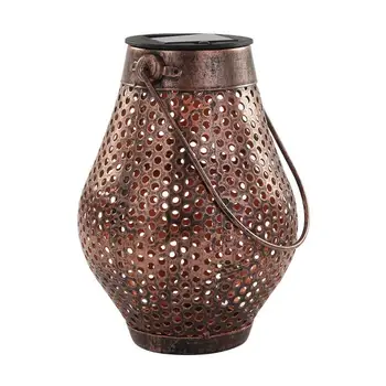 

Solar Power LED Lantern Outdoor Garden Hanging Yard Lamp Lawn Landscape Light Decoration LED Waterproof Hanging Light for garden