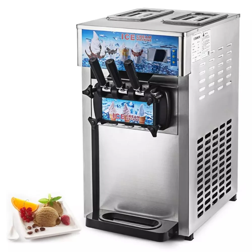 18l Commercial Hot Italian Ice Cream Desktop Mini Soft Ice Cream Shake