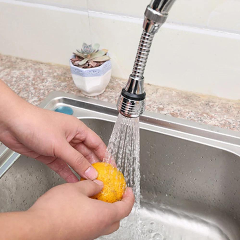 Stainless steel Rotatable Bathroom Kitchen Accessories Water Saver water Tap Filter faucet extender Booster for home and kitche