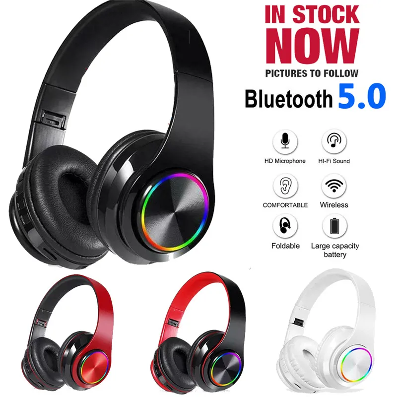 Предпродажа беспроводные Bluetooth наушники накладные стерео супер бас гарнитура с микрофоном