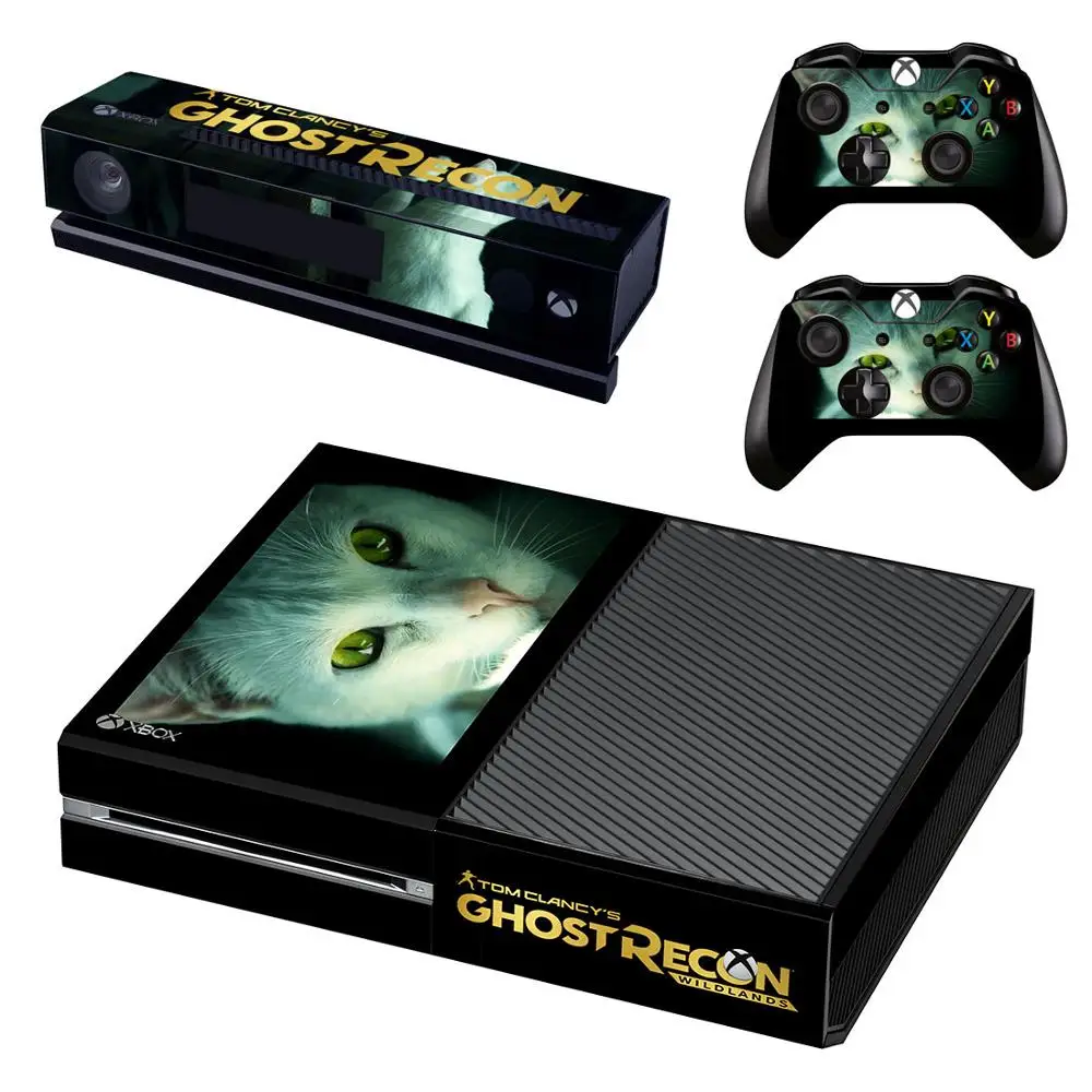 Наклейка Ghost Recon wildland для Xbox One консоли и Kinect и 2 контроллеров для Xbox One