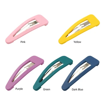 

Headdress Girl Metal Hairclip Color Cross Bangs Clip Hair Accessories Sweet Hair Clip Solid Temperament Hairpins for Women Girls