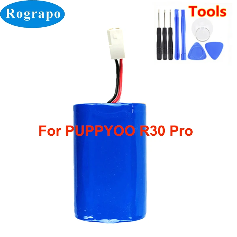 New 14.8V 3400mAh/2800mAh Li-ion Battery For PUPPYOO R30 R35 , PUPPYOO R30 Pro , For iSweep X3 Robot Vacuum Cleaner