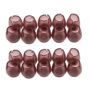 

20x Chair Leg Caps Cover Pads Fit Round Legs, Floor Protectors Coffee Fit 12-16mm