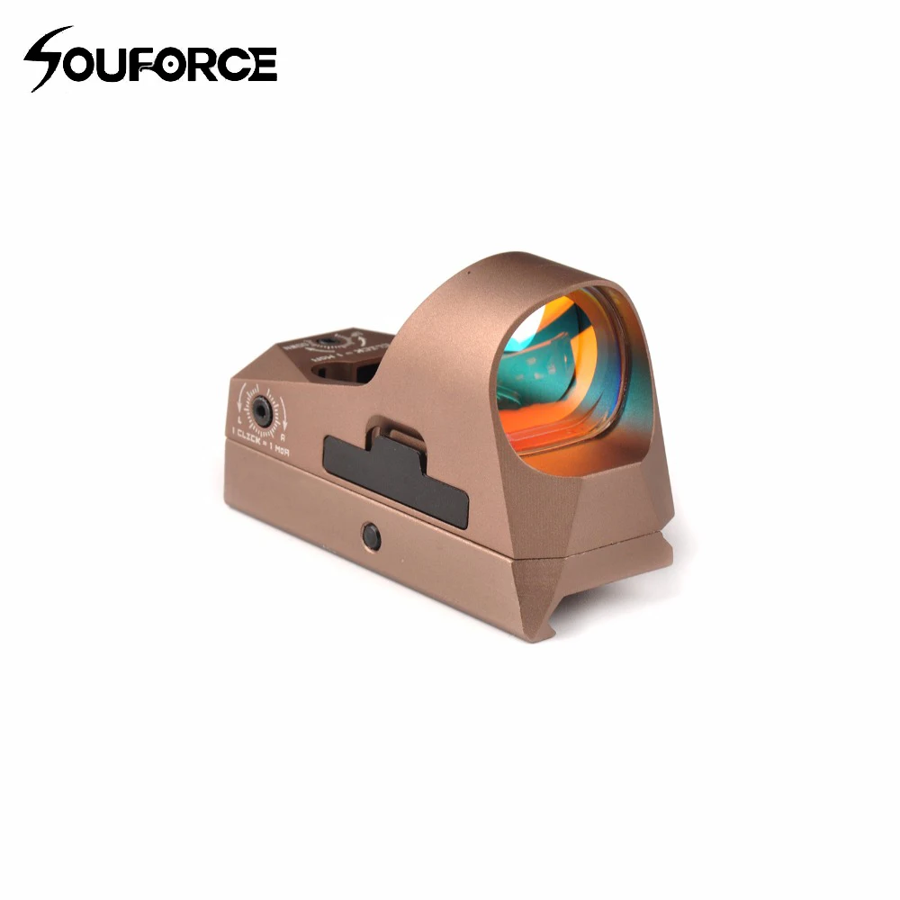 

New Arrivals Orginal Mini Reflex Sight 3 MOA Reticle Red Dot Sight Scope with 1913 Mount and QD Mount For Airsoft Hunting Rifle