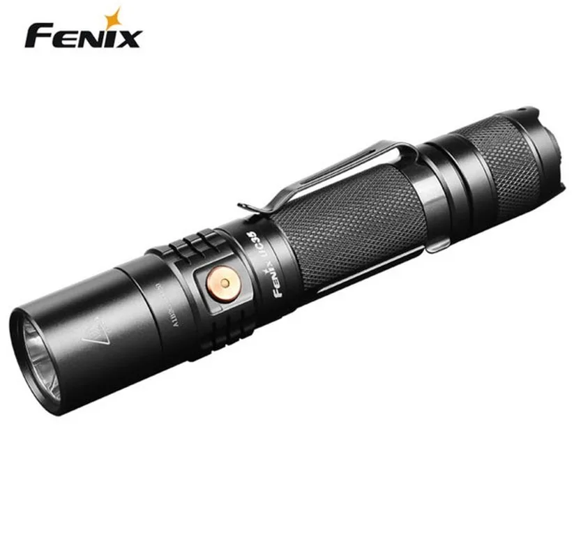Micro USB Перезаряжаемый FENIX UC35 V2.0 светодиодный тактический компактный фонарь 1000 люмен с литий-ионным аккумулятором 3500 мАч