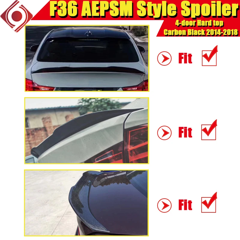 F36 Grand Coupe 4 двери жесткий дизайн psm углеродного волокна авто задний спойлер багажника 4 серии 420i 428i 430i 440i-18