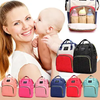 

Large Capacity Mummy Maternity Bag Baby Diaper Organizer Casual Nylon Backpack Maternity Mommy Nursing Bag For Baby Care