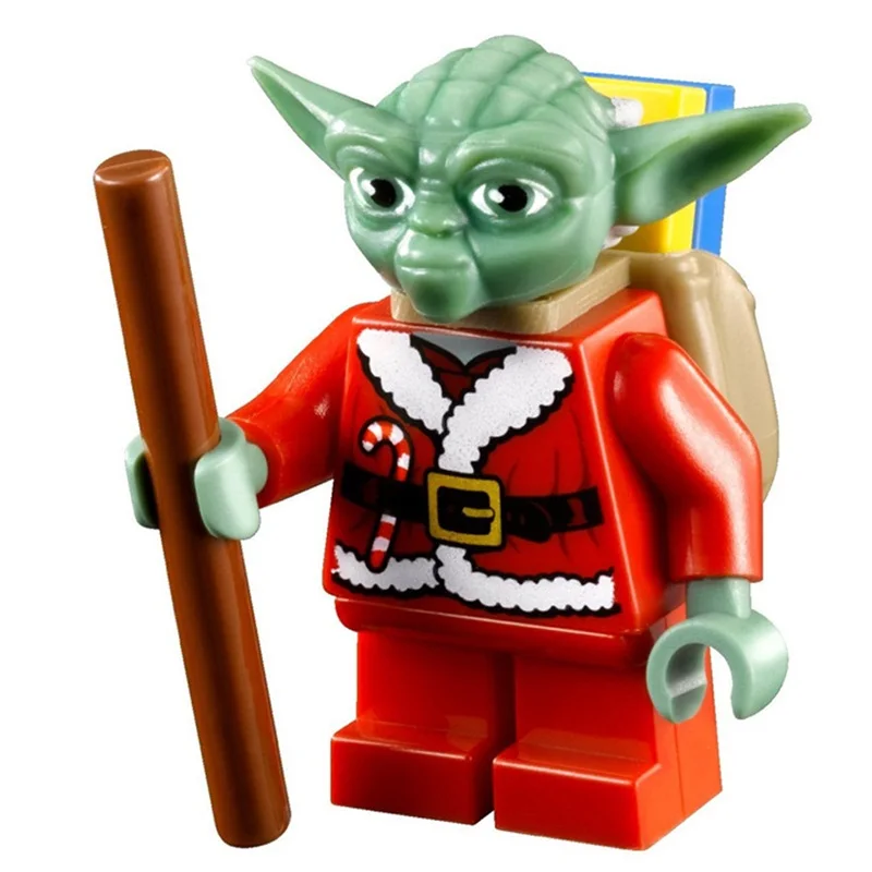 8 шт./компл. Рождественская серия мертвых бассейн йода Star-Wars, строительные блоки, мини-трансформаторы приобретаемые форму комплект детская развивающая игрушка PG8022