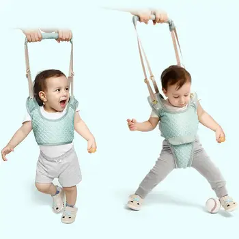 

Baby Walker, Handheld Walking Harness for Kids, Toddler Walking Harnesses Helper Safety Stand and Walk Learning Assistant