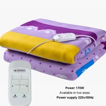 Waterproof Electric Blanket Double 220V Dual-control Dormitory Bedroom Heating Carpet for Winter Products
