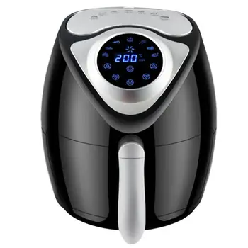 

1pc Durable Air Fryer Household Smart Touch Screen Electric Fryer (EU Plug Black)