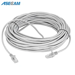 Câble POE RJ45 connexion de camera video surveillance IP Cat5 réseau Ethernet Internet, extension de fils LAN, système de sécurité 