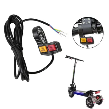 Interruttore boost per bici elettrica ad alta bassa velocità + singolo doppio controllo per parti di conversione MTB per bici pieghevole per scooter elettrico SPEEDUAL