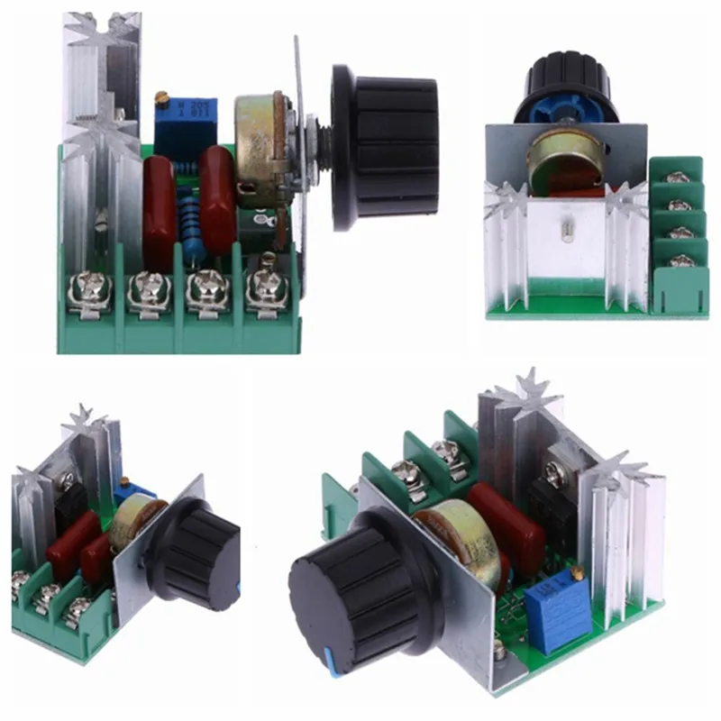

220V 2000W Thyristor High-Power Electronic Transformer Voltage Regulator Light Temperature and Speed Regulation Controller