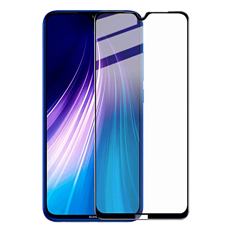 Закаленное стекло для Xiaomi Redmi Note 8 8T 8Pro полное покрытие клеевая защитная пленка на экран для Redmi 8 8A 7 7A защитное стекло