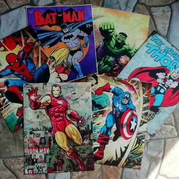 

Spider-Man designs fabric Hand dyed painting Digital printing cloth 15X20CM cotton canvas handwork DIY A quilt fabric patchwork