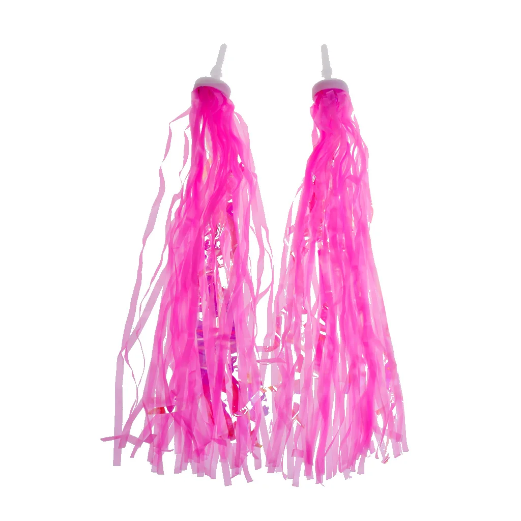 Bike Streamers Handlebar Grip Tassels +Bicycle Front Basket + Kickstand Rear