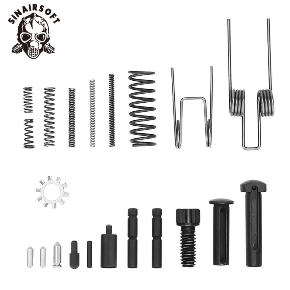 

21pcs Kit AR15 Whole Lower Pins, Springs And .223 5.56 Magazine Catch Detents For AEG Hunting Paintball Shooting Accessories