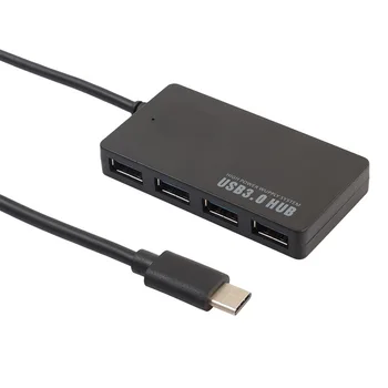 

USB 3.1 Type C To USB 3.0 HUB Multiple 4 Port adapter For Mac OS Windows 7 for Linux-L059 New hot