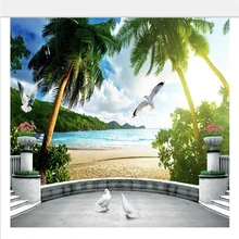 Пользовательские фото обои 3D океан Европейский пейзаж 3D гостиная ТВ фон настенные украшения Настенные обои