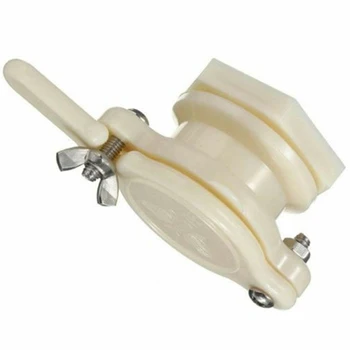 

2Pcs White Gate Valve Bottling Plastic Bee Honey Tap Beekeeping Tools Supplies