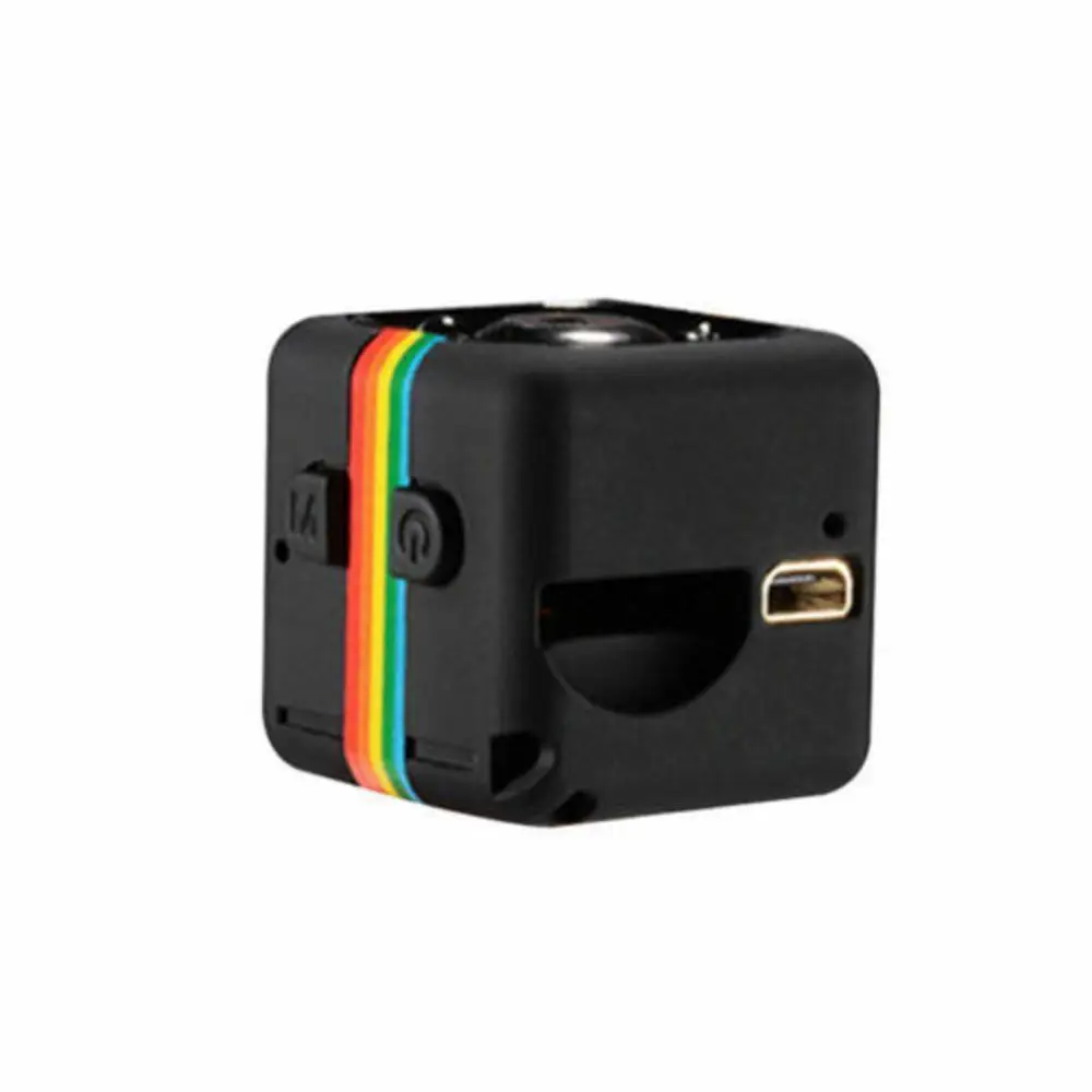 SQ11 мини камера 1080P ночного видения Видеокамера автомобиля dvr видео рекордер Спортивная цифровая камера - Цвет: Черный