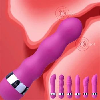 Dildo Vagina Vibrator For Women G Spot Clitoris Stimulating massager Anal Butt Plug Unisex Sex Shop Erotic toy stick Masturbator 3