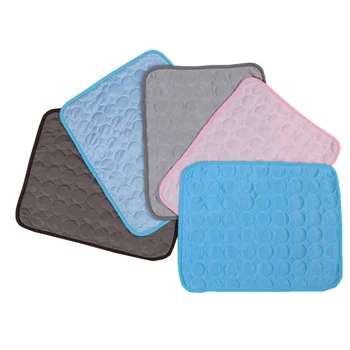 

Pet Cooling Mat Pad for Dogs Cat Ice Silks Mat Cooling Blanket Cushion for Kennel Sofa Bed Floor Car Seats JS22