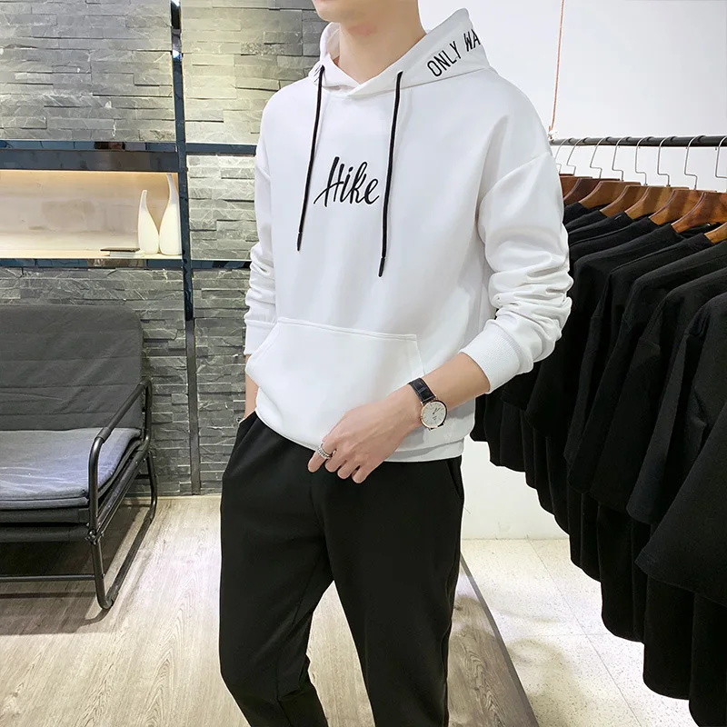 

Spring And Autumn New Style Men Hoodie Suit Cardigan Hooded Sports Set Korean-style Slim Fit Sports Clothing Casual Men's