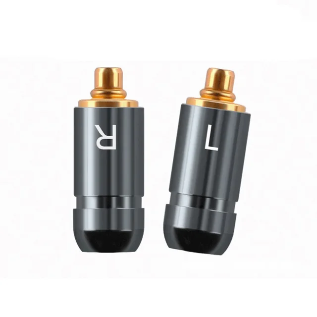 US $16.00 Free Shipping Audiocrast 1Pair Earphone DIY Pin Connector Plug Gold Plated For MMCX UE900 SE535 SE2