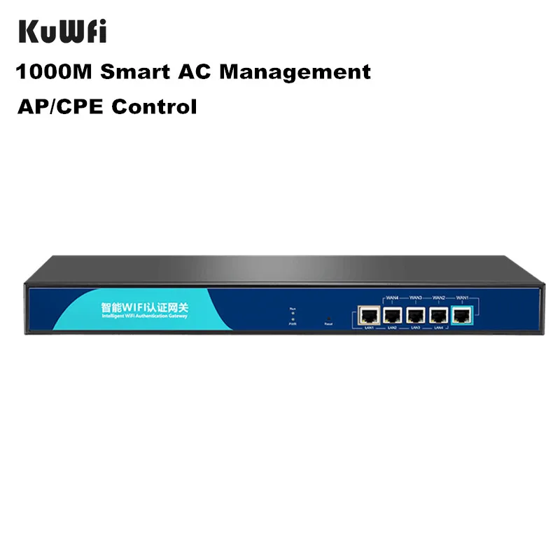 

KuWfi 1000M Smart Core Gateway AC Management Wireless AP/CPE/Switch Controller 4 Port POE Supply AC management wi-fi Router